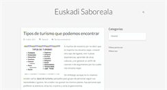 Desktop Screenshot of euskadisaboreala.es
