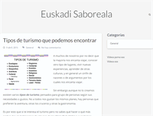 Tablet Screenshot of euskadisaboreala.es
